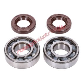   Naraku főtengely csapágy szett, SKF C4 TN9/FKM Premium, Derbi EBE, EBS, D50B