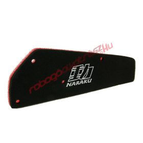 Naraku légszűrő szivacs, Dupla rétegű,  50 ccm 4T GY6