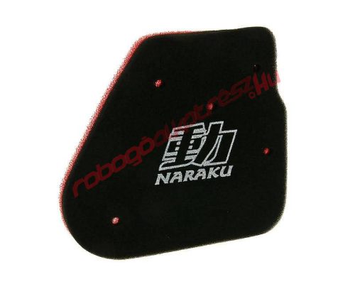 Naraku légszűrő szivacs, Dupla rétegű, CPI, Keeway, 1E40QMB 50cc
