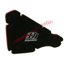   Naraku légszűrő szivacs, Dupla rétegű, Piaggio NRG, NTT, Storm, TPH