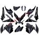 Naraku idom szett, Matt fekete, 15 darabos, Yamaha T-Max 560 2022-2024