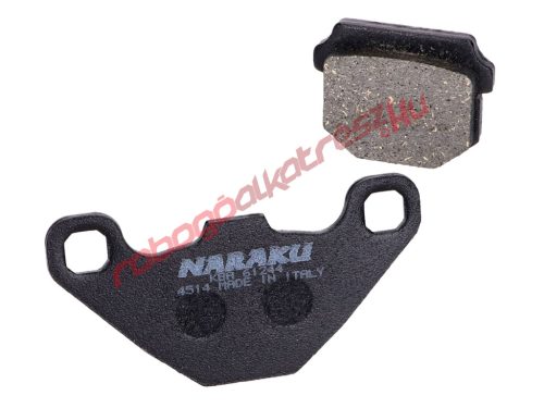 Naraku fékbetét, Organikus, Aprilia, Hyosung, Peugeot, Derbi, Piaggio, TGB