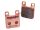 brake pads Naraku sintered for Derbi, Gilera, Italjet, Peugeot