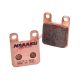 brake pads Naraku sintered for Derbi, Gilera, Italjet, Peugeot
