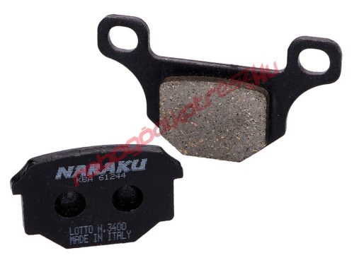 Naraku fékbetét, Organikus, Aprilia RS4, Derbi GPR, Motorhispania RX, Pegasus R50X, Rieju MRT