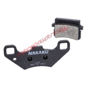   Naraku fékbetét, Organikus, Peugeot XR7/ XP7 50 2T, Motorhispania 10 SM, TGB Blade 425/ 500/ 600/ 1000