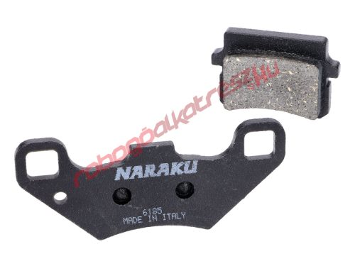 Naraku fékbetét, Organikus, Peugeot XR7/ XP7 50 2T, Motorhispania 10 SM, TGB Blade 425/ 500/ 600/ 1000