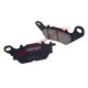 Brake pads Naraku organic for Yamaha YS 125, Tricity, XSR 125, YBR 125