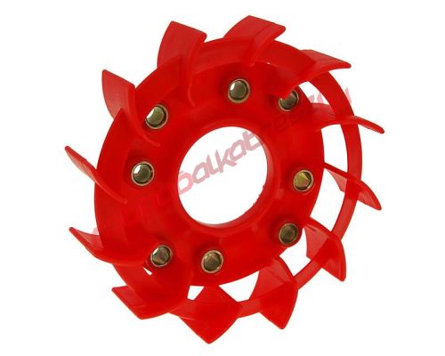 Naraku hűtő ventilátor, Racing, Piros, Kymco, Baotian, GY6 50, 139QMB