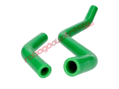 Naraku Green Silicone Radiator Hose Set for Aprilia, Derbi, Gilera