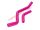 Naraku Pink Silicone Radiator Hose Set for Aprilia, Derbi, Gilera