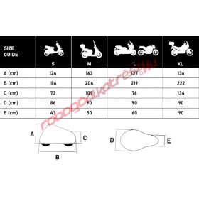 TAAC robogó ponyva, M, Super Hydroscud